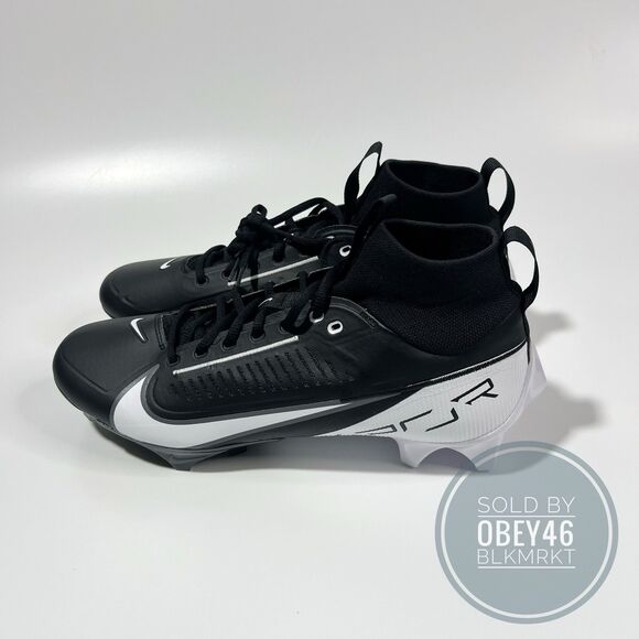 Nike Vapor Edge Pro 360 2 Black White Football Cleats DA5456-001 13